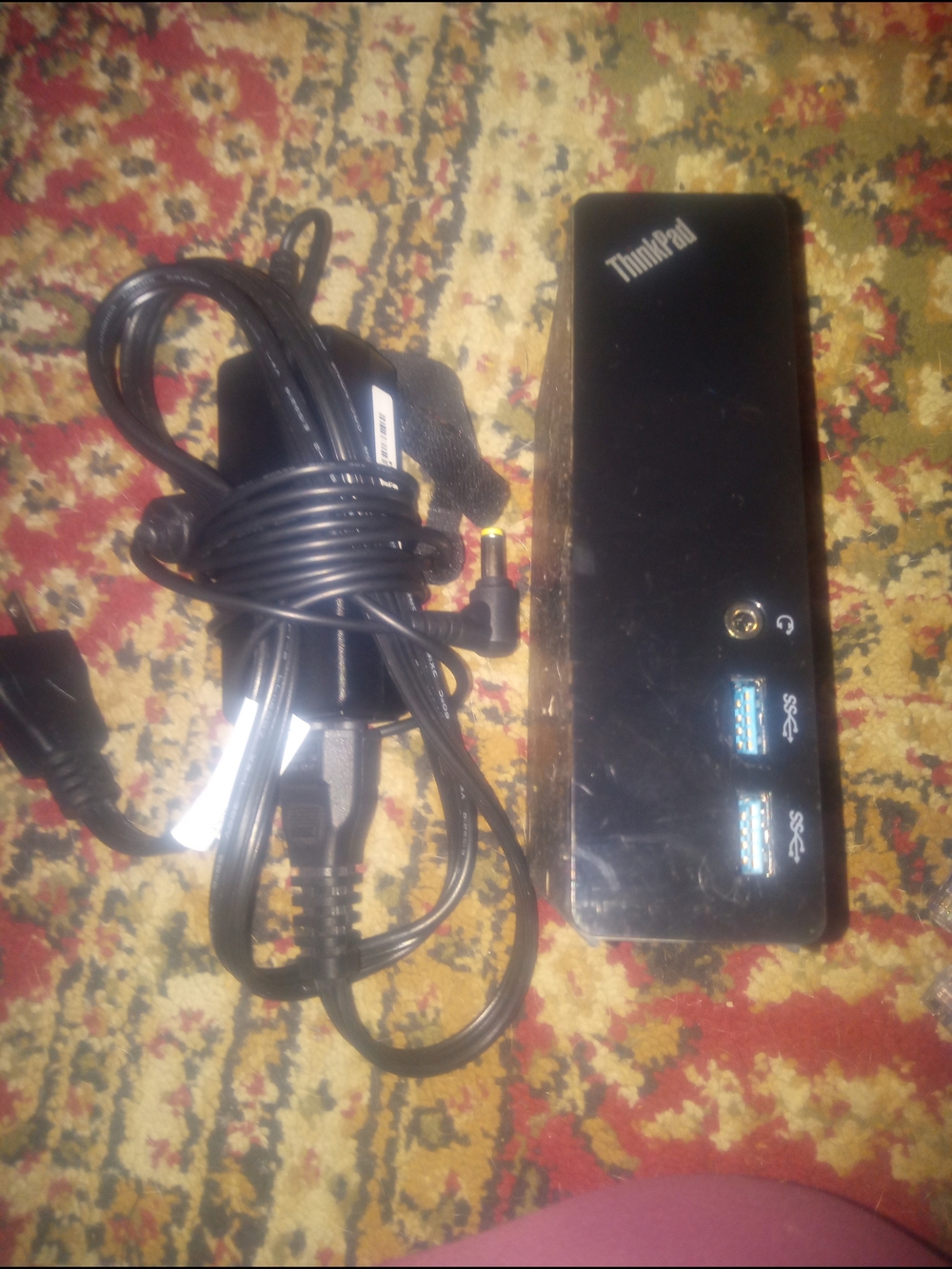 Lenovo ThinkPad Black USB-C Docking Hub with AC Adapter